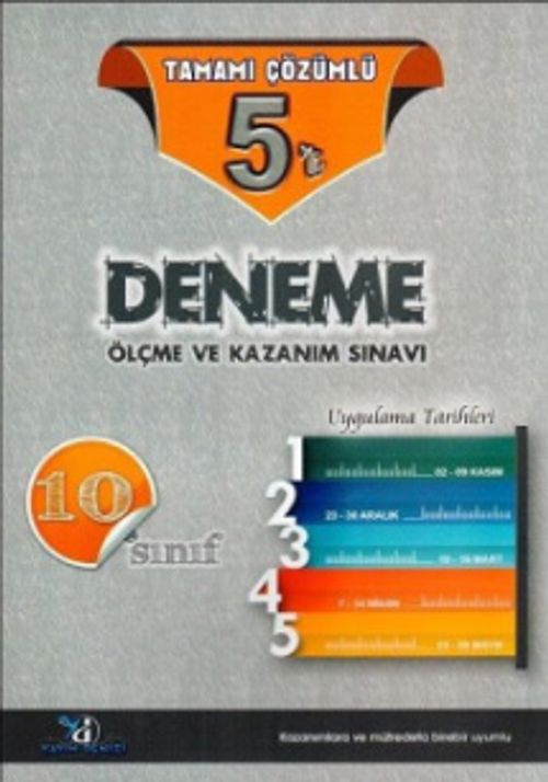 10. Sınıf Tamamı Çözümlü 5 Deneme