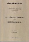 Zeyl-i Hasan Mellah Yahut Sır İ&ccedil;inde Esrar (Ahmet Midhat Efendi B&uuml;t&uuml;n Eserleri 3)