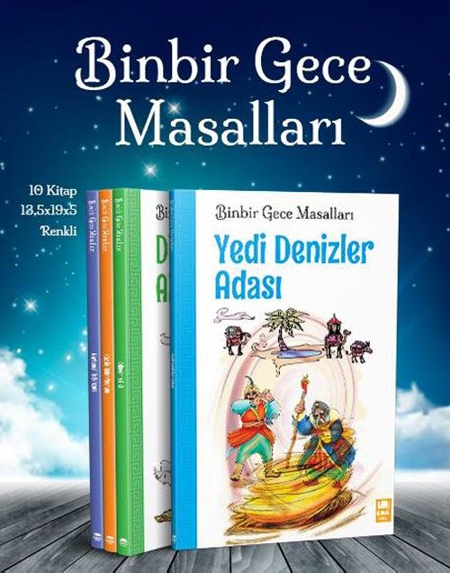 Binbir Gece Masalları Seti (10 Kitap Takım)