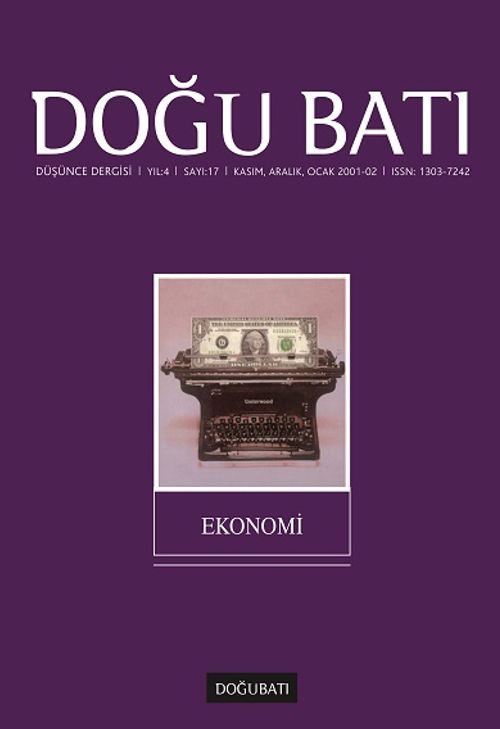 Doğu Batı Sayı: 17 Kasım, Aralık, Ocak, 2001-2002 (Üç Aylık Düşünce Dergisi)