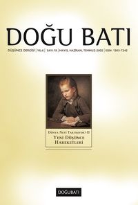 Doğu Batı Sayı: 19 Mayıs, Haziran, Temmuz, 2002 (Üç Aylık Düşünce Dergisi)