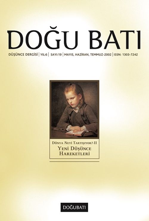 Doğu Batı Sayı: 19 Mayıs, Haziran, Temmuz, 2002 (Üç Aylık Düşünce Dergisi)