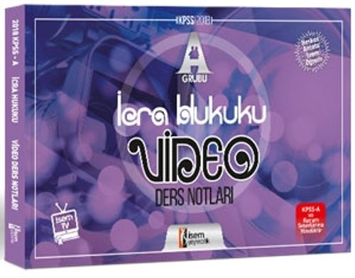 2018 KPSS A Grubu İcra Hukuku Video Ders Notları