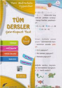 2. Sınıf  Tüm Dersler Çek Kopart Yaprak Test