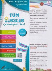 5. Sınıf Tüm Dersler Çek Kopart Yaprak Test
