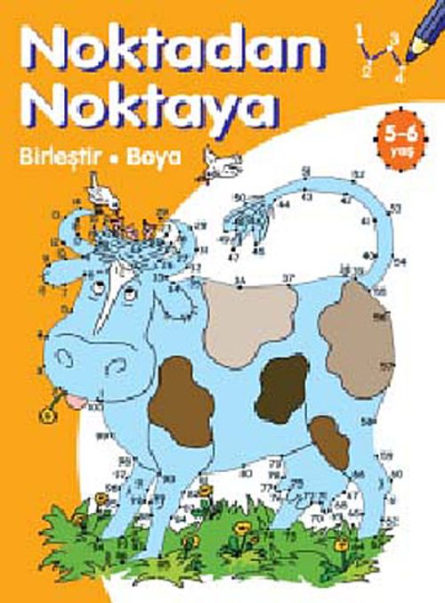 Noktadan Noktaya Birleştir Boya (5-6 Yaş)