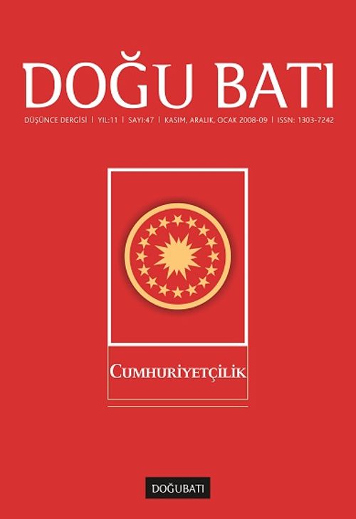 Doğu Batı Sayı:47 Kasım Aralık Ocak  2008-2009 (Üç Aylık Düşünce Dergisi) Cumhuriyetçilik