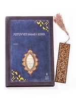 Fütüvvet Name-i Kebir + Ahşap Ayraç - Lale - Rölyef Cevizli 