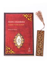 Fenn-i Humbara + Ahşap Ayraç - Lale - Rölyef Cevizli 