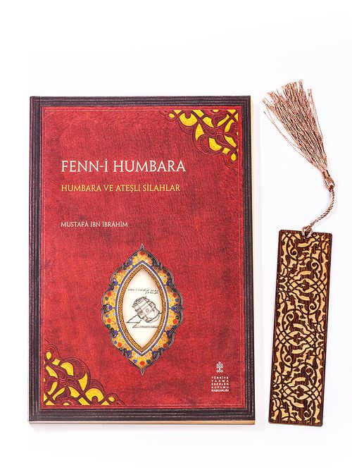 Fenn-i Humbara + Ahşap Ayraç - Lale - Rölyef Cevizli 