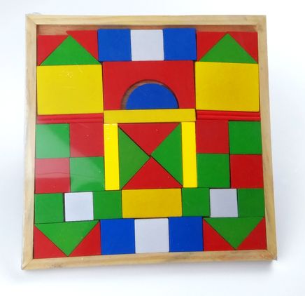 Ahşap Tangram Oyunu (48 Parça)