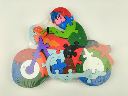 Numerik Eğitici Yapboz (Motorsiklet)