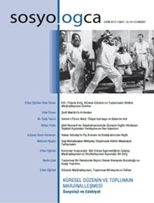 Sosyologca Dergisi Sayı:13-14  Ekim 2017
