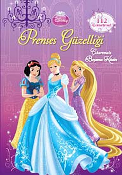Disney Prenses Güzelliği & Çıkartmalı Boyama Kitabı