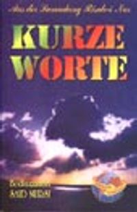 Kurze Worte (Küçük Sözler)