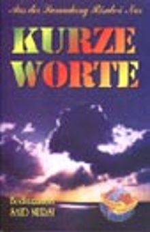 Kurze Worte (Küçük Sözler)