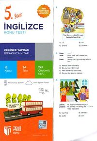 5. Sınıf İngilizce Yaprak Test Çek Kopar (Yeni Müfredat)