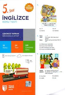 5. Sınıf İngilizce Yaprak Test Çek Kopar (Yeni Müfredat)