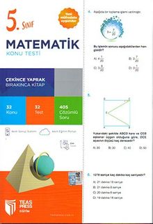 5. Sınıf Matematik Yaprak Test Çek Kopar (Yeni Müfredat)