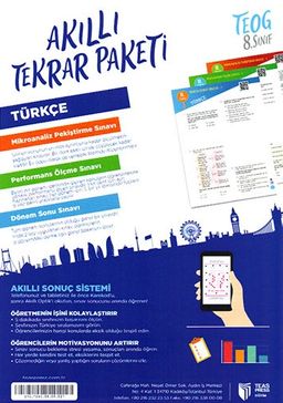 8. Sınıf Türkçe Akıllı Tekrar Paketi