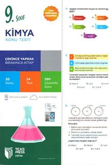 9. Sınıf Kimya Yaprak Test Çek Kopar (Yeni Müfredat)