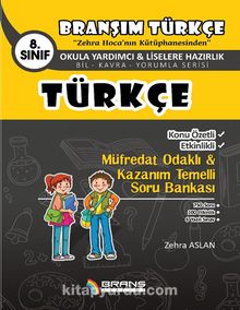 8. Sınıf Türkçe Konu Özetli Etkinlikli Müfredat Odaklı Kazanım Temelli Soru Bankası
