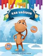 Kukuli / Kar Yağıyor Çıkartmalı Boyama Kitabı
