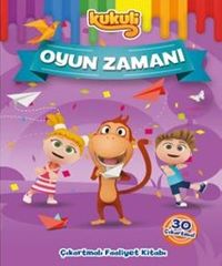 Kukuli / Oyun Zamanı Çıkartmalı Boyama Kitabı