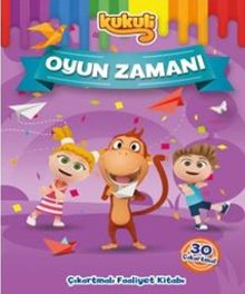 Kukuli / Oyun Zamanı Çıkartmalı Boyama Kitabı
