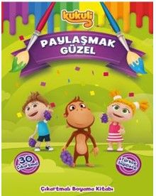 Kukuli / Paylaşmak Güzel Çıkartmalı Boyama Kitabı