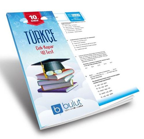 10. Sınıf Türk Dili ve Edebiyatı Çek Kopar 40 Test