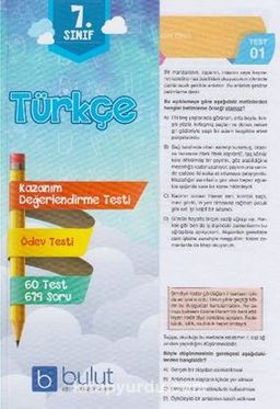 7. Sınıf Türkçe Kazanım Değerlendirme ve Ödev Testleri