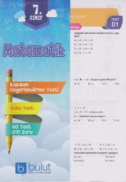7. Sınıf Matematik Kazanım Değerlendirme ve Ödev Testleri