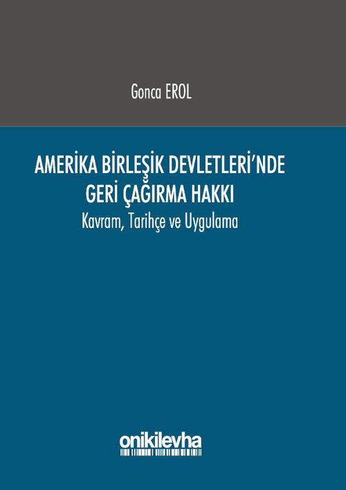 Amerika Birleşik Devletleri'nde Geri Çağırma Hakkı