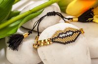 Miyuki Dudak Bileklik Altın (Miyuki 09)