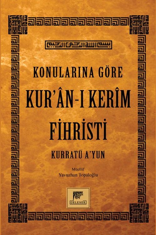 Konularına Göre Kur'an-ı Kerim Fihristi