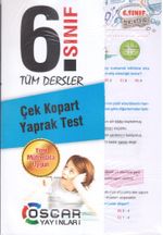 6.Sınıf Tüm Dersler Çek Kopart Yaprak Test