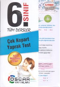 6.Sınıf Tüm Dersler Çek Kopart Yaprak Test