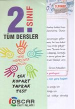 2.Sınıf Tüm Dersler Çek Kopart Yaprak Test