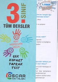 3. Sınıf Tüm Dersler Çek Kopart Yaprak Test