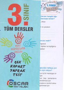 3. Sınıf Tüm Dersler Çek Kopart Yaprak Test