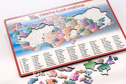 Türkiye İller Haritası (Puzzle)