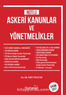 Notlu Askeri Kanunlar ve Yönetmelikler - İsmet Polatcan