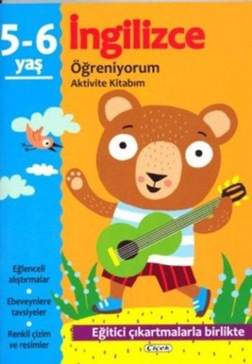 İngilizce Öğreniyorum Aktivite Kitabım (5-6 Yaş)