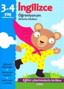 İngilizce Öğreniyorum Aktivite Kitabım (3-4 Yaş)