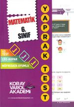 6. Sınıf Matematik Yaprak Testi