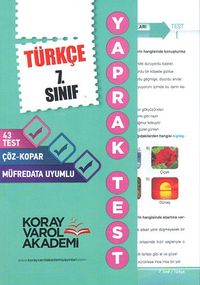 7. Sınıf Türkçe Yaprak Testi