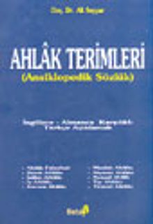 Ahlak Terimleri (Ansiklopedik Sözlük)
