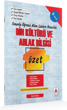 8. Sınıf Din Kültürü ve Ahlak Bilgisi Özet Liselere Hazırlık