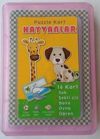 Hayvanlar / Puzzle Kart